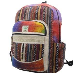 Tie-Dye Mixed Hemp Gheri Backpack