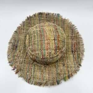 Multi Color Frill hemp Hat